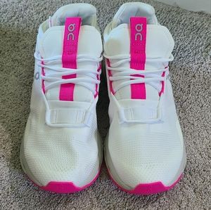On Running Shoes On Cloud Cloudnova "Barbie Women" Pink Shoes White/Carnation